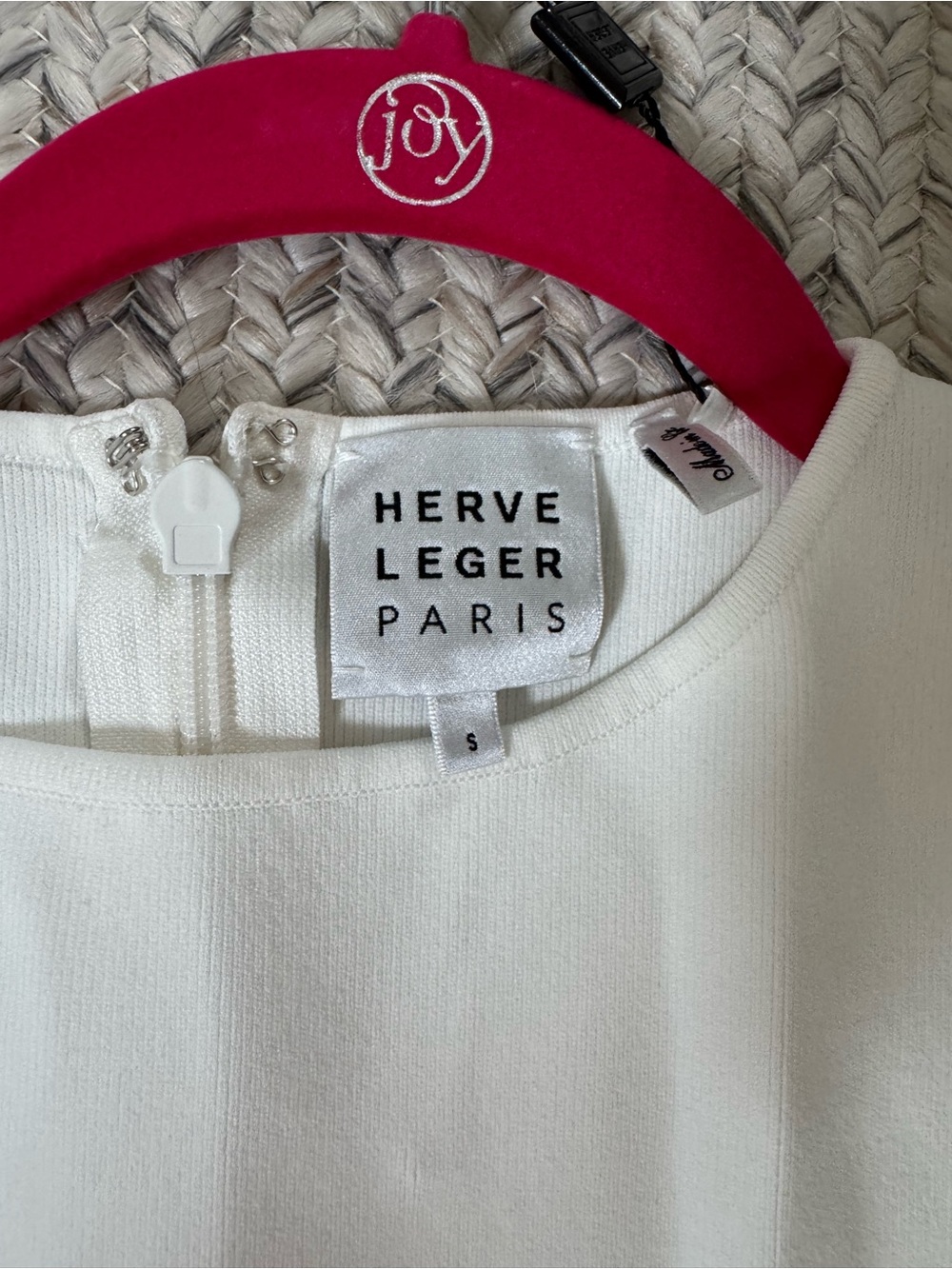 NWT Herve Leger White Annabel Dress Size S - Picture 5 of 8